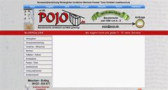 Desktop Screenshot of pojo.de
